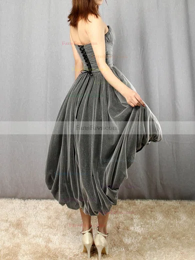 Princess Sweetheart Tulle Asymmetrical Beading Different Short Prom Dresses #Favs020102748