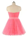 A-line Sweetheart Tulle Short/Mini Beading Wholesale Short Prom Dresses #Favs020102932
