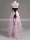 A-line Sweetheart Tulle Asymmetrical Crystal Detailing Short Prom Dresses #Favs02015302