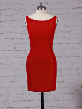 Sheath/Column Scoop Neck Stretch Crepe Short/Mini Short Prom Dresses #Favs020105899 Sheath/Column Scoop Neck Stretch Crepe Short/Mini Short Prom Dresses #Favs020105899