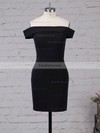 Sheath/Column Off-the-shoulder Stretch Crepe Short/Mini Prom Dresses #Favs020105904