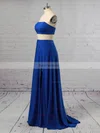 Sheath/Column Strapless Jersey Floor-length Split Front Prom Dresses #Favs020106257