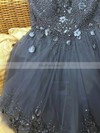 Princess Sweetheart Tulle Short/Mini Beading Prom Dresses #Favs020106362