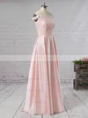 A-line Off-the-shoulder Lace Satin Floor-length Prom Dresses #Favs020105042