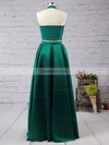 A-line Halter Satin Floor-length Prom Dresses #Favs020102737
