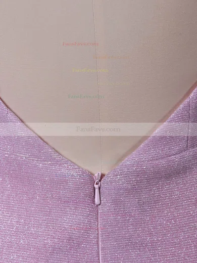 Trumpet/Mermaid Cowl Neck Shimmer Crepe Sweep Train Prom Dresses #Favs020106557