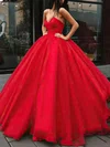 Ball Gown V-neck Organza Floor-length Prom Dresses #Favs020106939