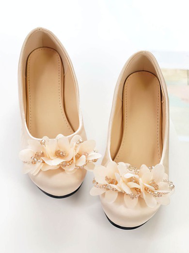 Kids' Pumps Cloth Flower Low Heel Girl Shoes #Favs03031488