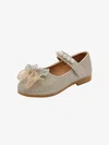 Kids' Closed Toe Leatherette Bowknot Flat Heel Girl Shoes #Favs03031501