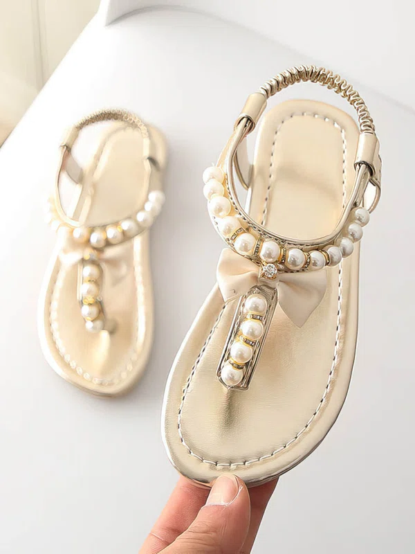 Kids' Sandals Cloth Bowknot Flat Heel Girl Shoes #Favs03031511
