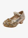 Kids' Flats PVC Crystal Low Heel Girl Shoes #Favs03031521