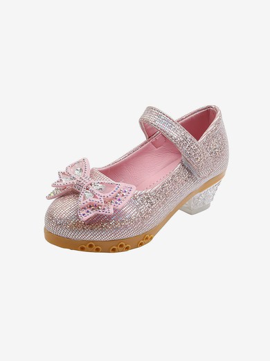 Kids' Flats Leatherette Rhinestone Flat Heel Girl Shoes #Favs03031528