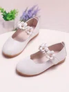 Kids' Flats PVC Flower Flat Heel Girl Shoes #Favs03031533