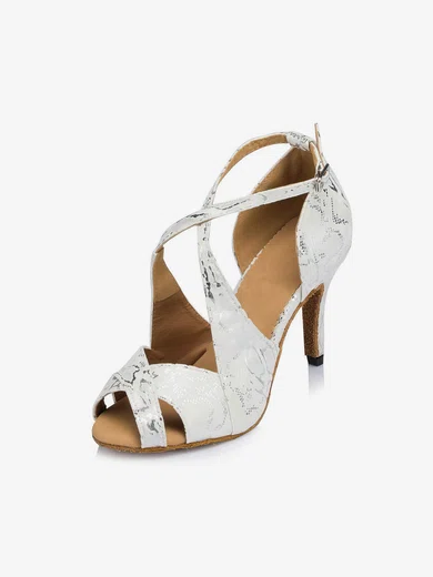 Women's Sandals Velvet Buckle Stiletto Heel Dance Shoes #Favs03031076