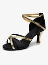 Women's Sandals Satin Buckle Stiletto Heel Dance Shoes #Favs03031079
