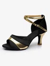 Women's Sandals Satin Buckle Kitten Heel Dance Shoes #Favs03031115
