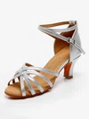 Women's Sandals Satin Ankle Strap Kitten Heel Dance Shoes #Favs03031122
