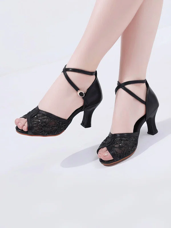 Women's Sandals PVC Buckle Stiletto Heel Dance Shoes #Favs03031224