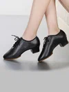 Women's Closed Toe PVC Flat Heel Dance Shoes #Favs03031228