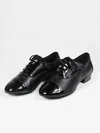 Men's Closed Toe Real Leather Flat Heel Dance Shoes #Favs03031265