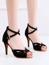 Women's Peep Toe Satin Kitten Heel Dance Shoes #Favs03031351