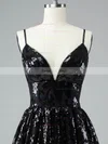 A-line V-neck Tulle Short/Mini Homecoming Dresses #Favs020108978