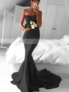Trumpet/Mermaid Sweetheart Jersey Sweep Train Prom Dresses #Favs020103568
