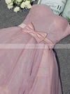 A-line Sweetheart Tulle Short/Mini Homecoming Dresses With Bow #Favs020109286