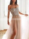 Trumpet/Mermaid Scoop Neck Jersey Sweep Train Appliques Lace Prom Dresses #Favs020108210