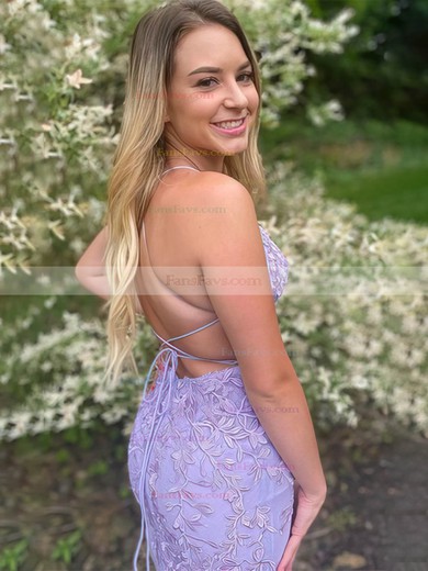 A-line Scoop Neck Tulle Short/Mini Homecoming Dresses With Lace #Favs020110403