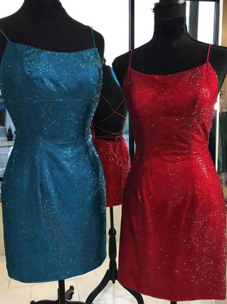 Sheath/Column Scoop Neck Shimmer Crepe Short/Mini Homecoming Dresses #Favs020110051 Sheath/Column Scoop Neck Shimmer Crepe Short/Mini Homecoming Dresses #Favs020110051