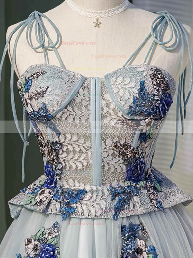 A-line Sweetheart Lace Tulle Knee-length Homecoming Dresses With Beading #Favs020110147