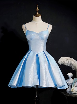 A-line Sweetheart Satin Short/Mini Homecoming Dresses #Favs020110163 A-line Sweetheart Satin Short/Mini Homecoming Dresses #Favs020110163