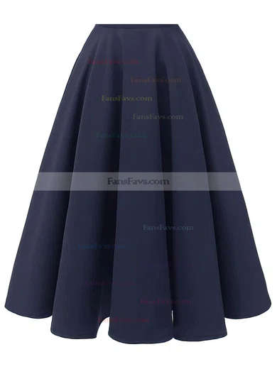 A-line V-neck Satin Knee-length Homecoming Dresses #Favs020110203