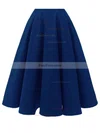 A-line V-neck Satin Knee-length Homecoming Dresses #Favs020110203
