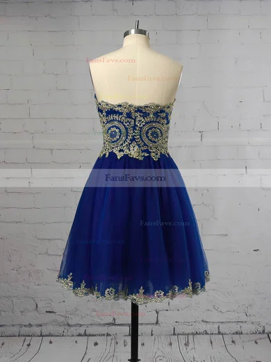 Inexpensive Sweetheart Organza with Beading Short/Mini Short Prom Dresses #Favs020102037