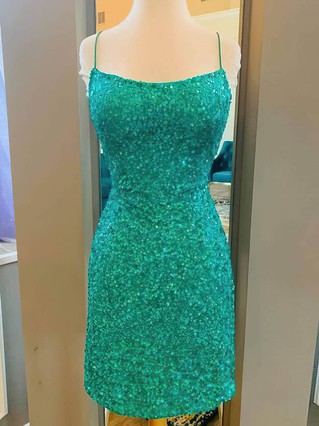 Sheath/Column Scoop Neck Sequined Short/Mini Homecoming Dresses #Favs020110572 Sheath/Column Scoop Neck Sequined Short/Mini Homecoming Dresses #Favs020110572