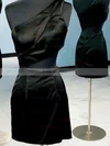 Sheath/Column One Shoulder Satin Short/Mini Homecoming Dresses #Favs020110705