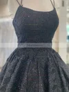 A-line Scoop Neck Glitter Short/Mini Homecoming Dresses With Lace #Favs020110724