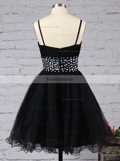 A-line Square Neckline Chiffon Short/Mini Beading Short Prom Dresses #Favs02014651