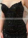 Sheath/Column Strapless Sequined Short/Mini Homecoming Dresses #Favs020110778