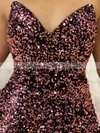 A-line V-neck Sequined Short/Mini Homecoming Dresses #Favs020110784
