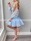 A-line Sweetheart Lace Short/Mini Homecoming Dresses #Favs020110804