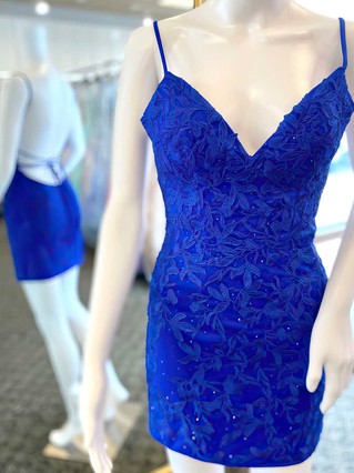 Sheath/Column V-neck Silk-like Satin Short/Mini Homecoming Dresses With Beading #Favs020110893 Sheath/Column V-neck Silk-like Satin Short/Mini Homecoming Dresses With Beading #Favs020110893