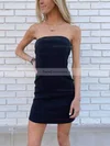 Sheath/Column Strapless Stretch Crepe Short/Mini Homecoming Dresses #Favs020110898