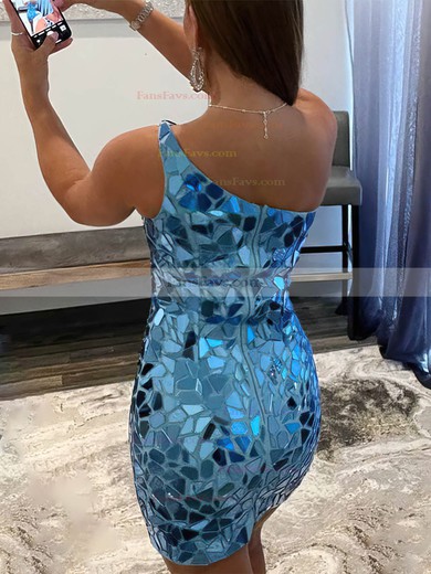 Sheath/Column One Shoulder Sequined Short/Mini Homecoming Dresses #Favs020110911
