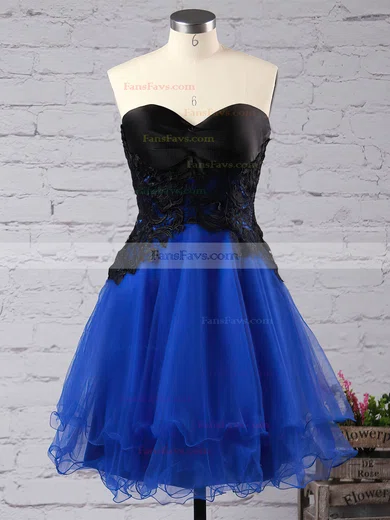 Princess Sweetheart Organza Short/Mini Tiered Nice Short Prom Dresses #Favs020102562