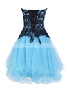 Princess Sweetheart Organza Short/Mini Tiered Nice Homecoming Dresses #Favs020102562