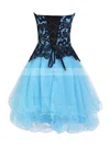 Princess Sweetheart Organza Short/Mini Tiered Nice Short Prom Dresses #Favs020102562