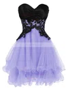 Princess Sweetheart Organza Short/Mini Tiered Nice Short Prom Dresses #Favs020102562